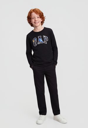 GAP VALUE LOGO GRAPHIC TEE - Блуза с дълги ръкави - moonless night