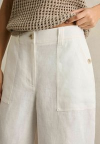 Reiss ASHBY WIDE LEG  - Bukser - white