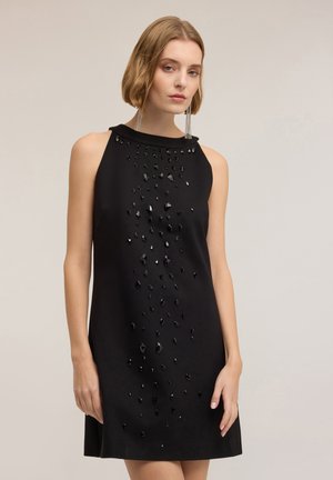 IN PUNTO MILANO CON APPLICAZIONI - Cocktailjurk - nero