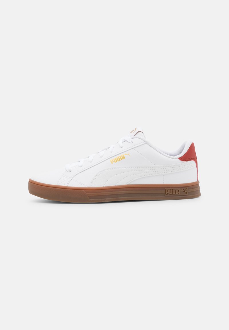 Puma SMASH UNISEX Trainers White chili Oil white Zalando co uk