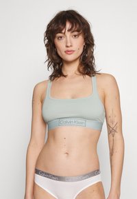 Calvin Klein Underwear UNLINED BRALETTE REIMAGINED HERITAGE - Grudnjak - aqua pool