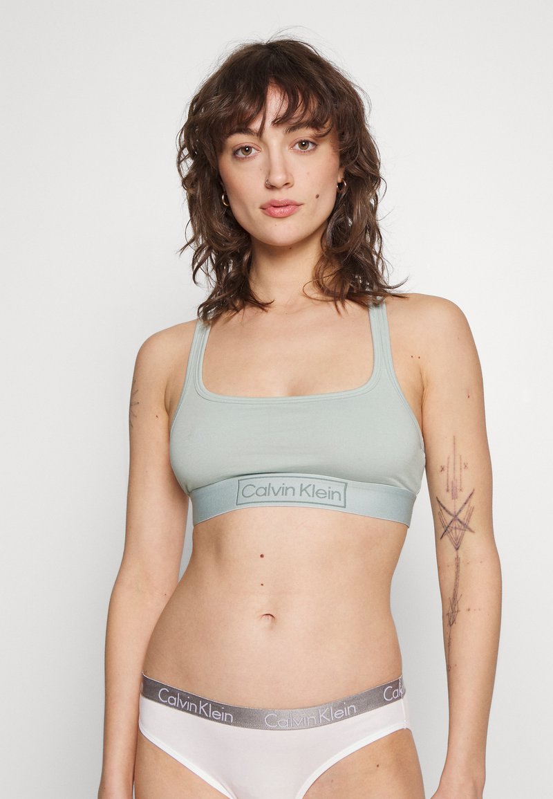 Calvin Klein Underwear UNLINED BRALETTE REIMAGINED HERITAGE - Grudnjak - aqua pool