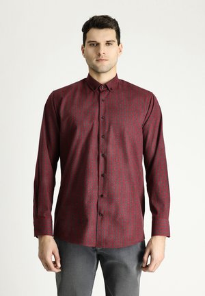 LONG SLEEVE REGULAR FIT PLAID - Hemd - light claret red
