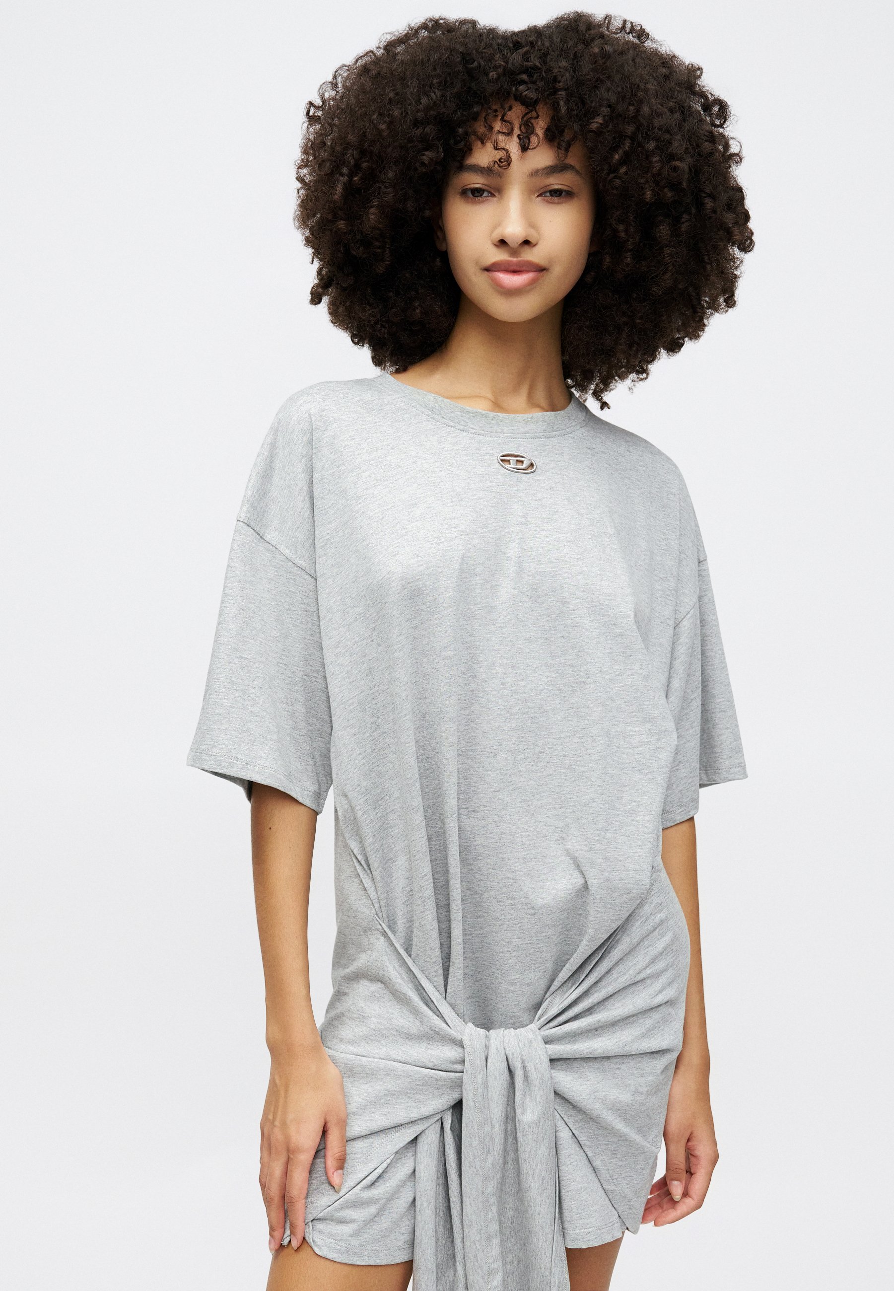 Diesel EIVOR - Jersey dress - grey - Zalando.ie