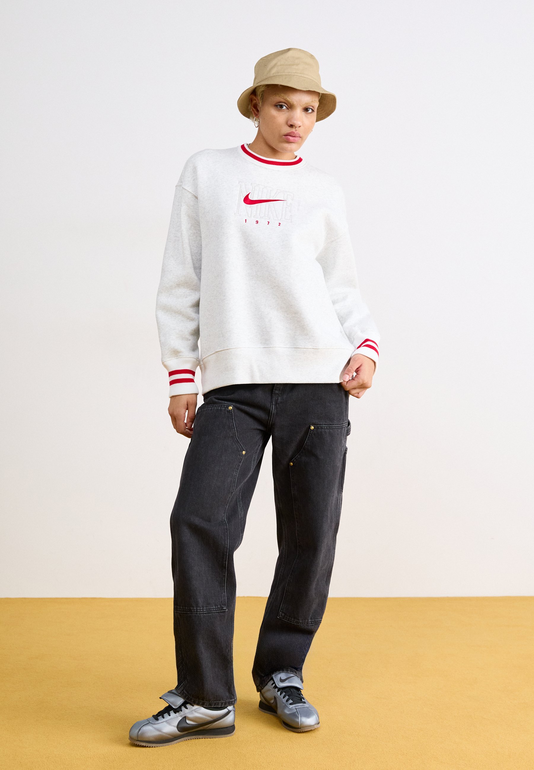 nike birch heather sweatshirt