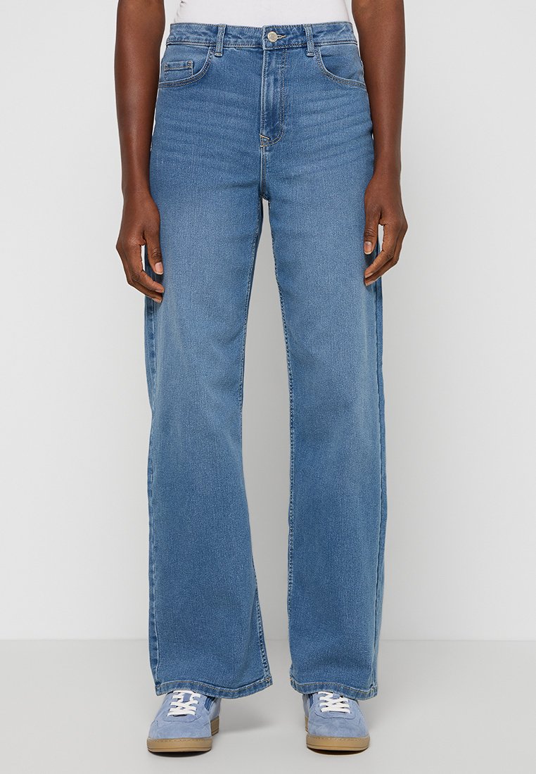 Vero Moda Straight leg jeans blauw Vero Moda Straight leg jeans blauw