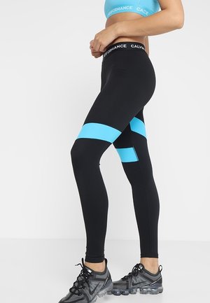 Leggings - metallic black
