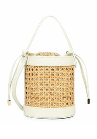 Sac à Main Lancaster En Tissu Et Cuir - Porté épaule Ou Bras - Occasion - Marron