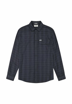 Wrangler LONG SLEEVE  - Skjorta - midnight grey