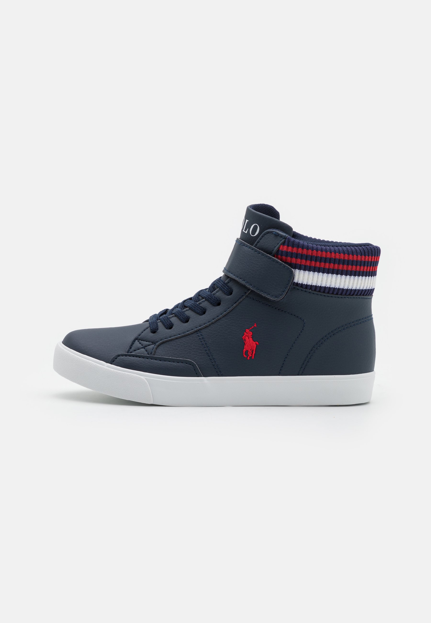 Polo Ralph Lauren THERON BOOT - Sneakers alte - navy/red/blu scuro - Zalando