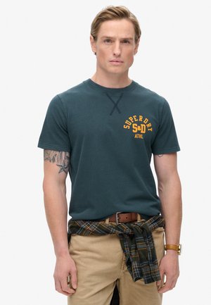 Superdry & Co TRACK FIELD GRAPHIC - T-shirt imprimé - eclipse navy