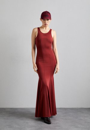 Han Kjøbenhavn, LOGO LONG DRESS - Velika haljina - bordeaux