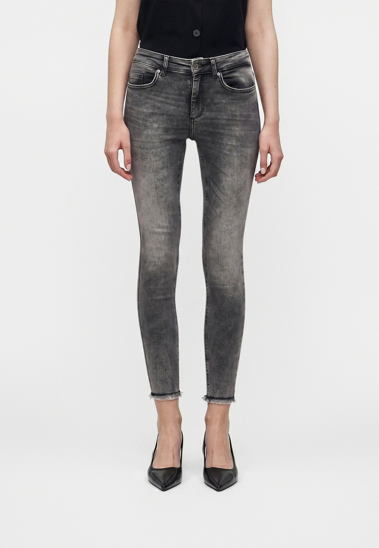 Skinny fit ONLBLUSH Mid waist Ankle length