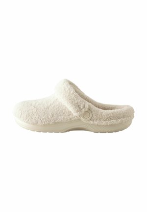 REGULAR FIT BORG - Pantuflas - ecru
