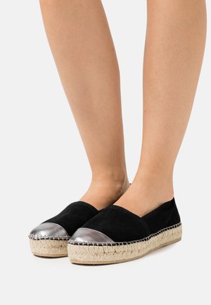 ELISA - Espadryle - nero/acero