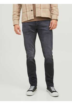 Jack & Jones GLENN ICON  - Pieguloša piegriezuma džinsi - black denim