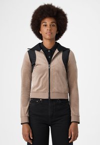 Fila ADRIANO SLIM  TRACK - Let jakke / Sommerjakker - taupe gray-black