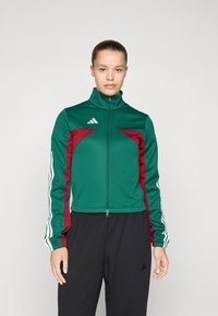 adidas Sportswear TIRO  - Sportovní bunda - dark green/collegiate burgundy/white