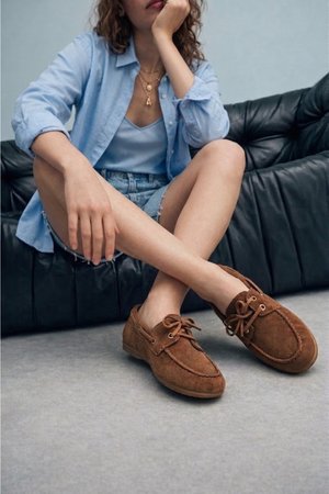 Derimod, MASCULINE LOAFERS  - Chaussures bateau - brown