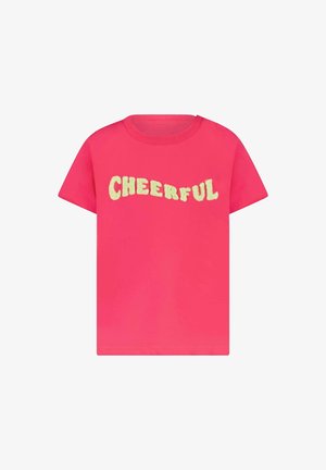 Cars Jeans NOUK - T-shirt print - fuchsia