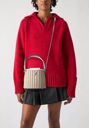 ATALIA CROSSBODY BUCKET - Handbag - natural/white