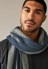 Next STRIPE - REGULAR FIT - Schal - blue