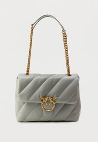 Neselectat, grigio perla/antique gold-coloured