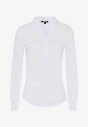 STEHKRAGEN MIT RüSCHE - Button-down blouse - white