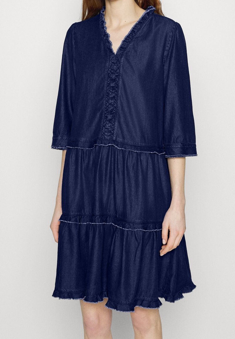 Marc Cain Denimové šaty - dark blue