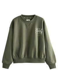 CREW NECK - Sweatshirt - khaki green