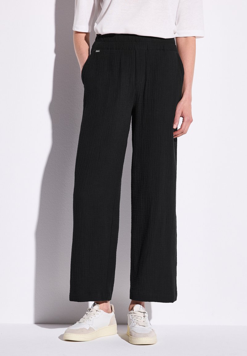 Street One - WIDE - Broek - schwarz, Vergroten