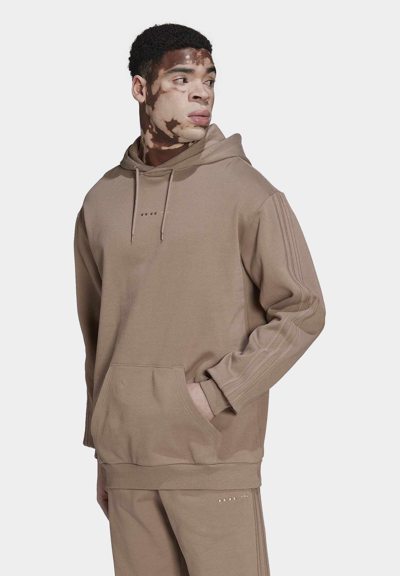adidas chalky brown hoodie
