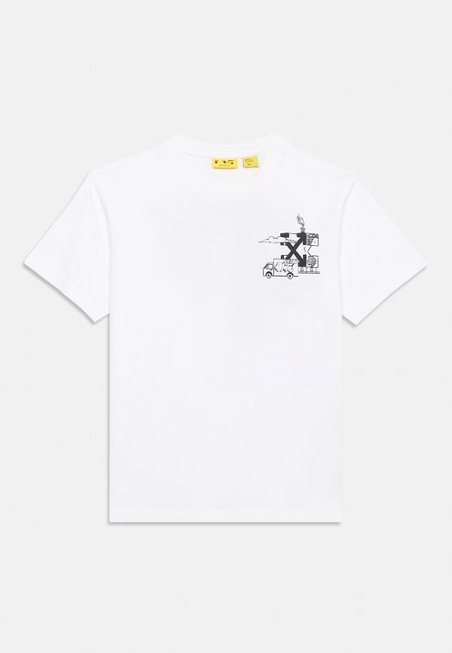 Off-White GRAFFITI TEE UNISEX - Print T-shirt - white — foto 3