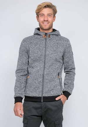 Ritchie Jeans ZIPPÉ WALTON - Sweat zippé - mottled grey