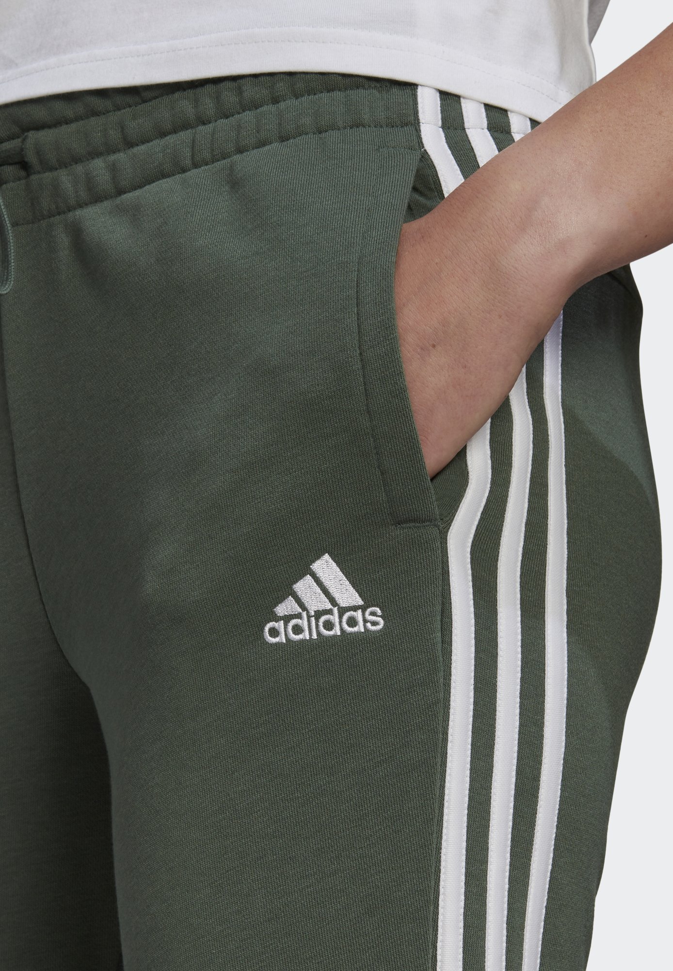 adidas Performance Trainingsbroek - greoxi/white/kaki - Zalando.nl