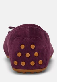 Lauren Ralph Lauren JAYNA SUEDE DRIVER FLAT - Klasické baleríny  - pinot noir