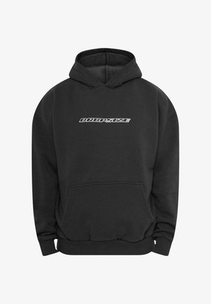 Dropsize MOBILE PHONE DESIGN - Džemperis su gobtuvu - washedblack