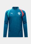 PORTUGAL FPF TRAINING 1/4 ZIP TOP - Μπλούζα με μακριά μανίκια - ocean tropic/silver-coloured mist