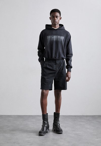 Han Kjøbenhavn FADED LOGO OVERSIZED HOODIE - Hoodie - black
