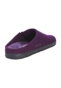 Birkenstock TIEFFUSSBETT PANTOLETTE ZERMATT SHEARLING FE - Sandaler - acai
