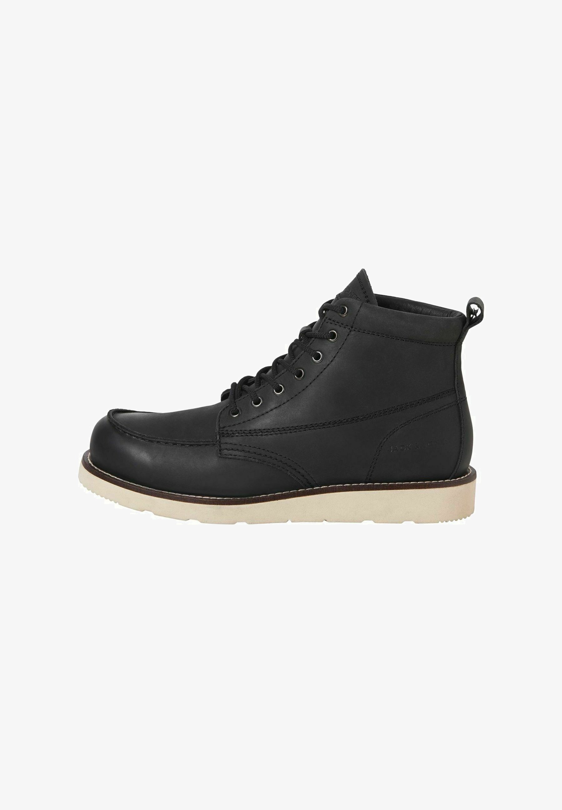 Jack Jones Schnürstiefelette black/schwarz