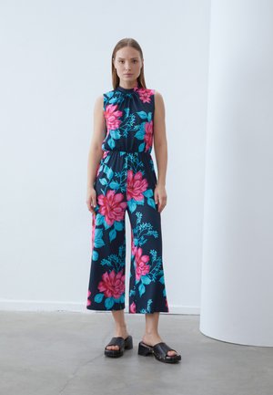 Jumpsuit - black/blue/pink