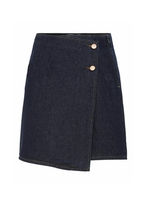 YAS Jeansskjørt - dark blue denim