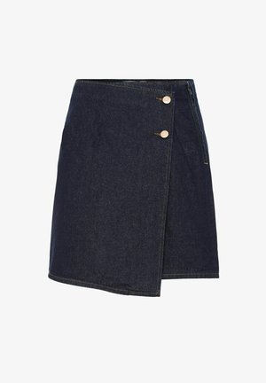 YAS Denim skirt - dark blue denim