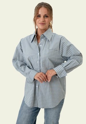 BY IC, SHIRT - Риза с копчета - blue checks