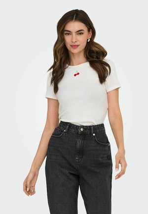 ONLY Basic T-shirt - cloud dancer