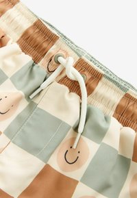 Next PRINTED REGULAR FIT  - Short de bain - neutral checkerboard