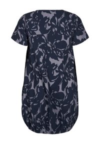 Zizzi KURZARM MIT PRINT - Denné šaty - dark blue