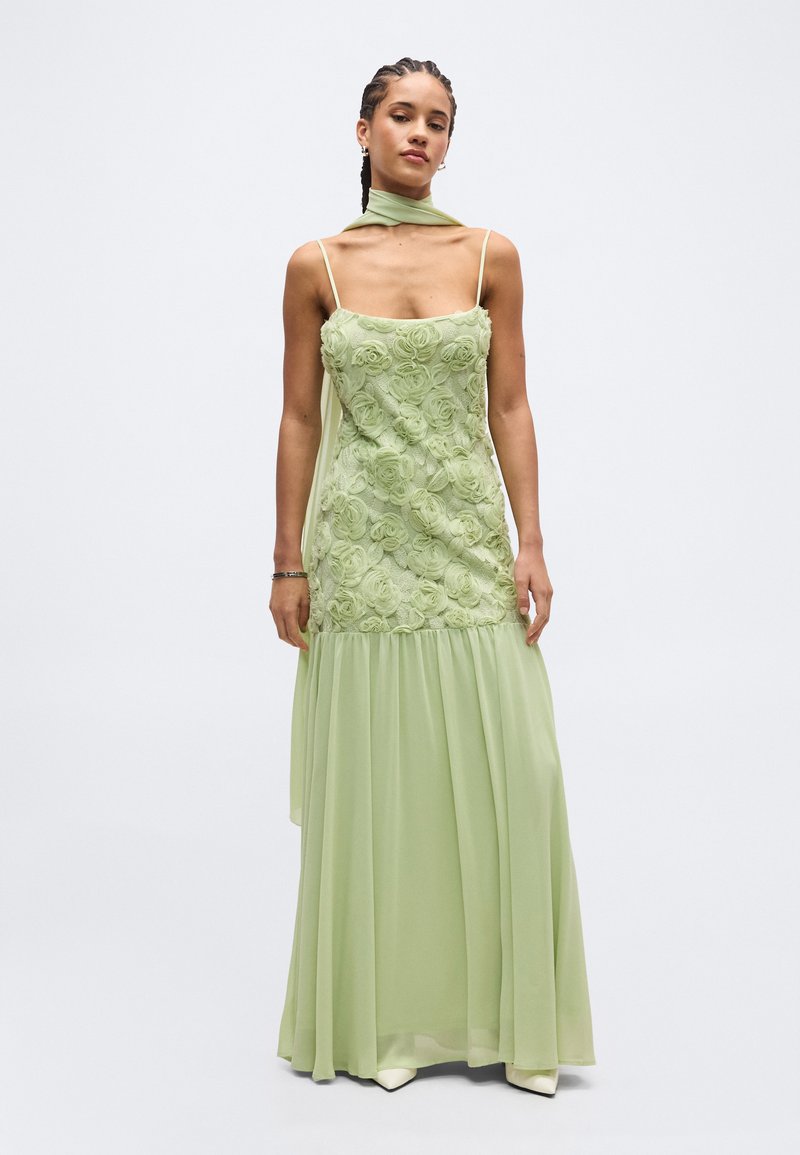 sachin and babi light blue dress Olive Green Lux Chiffon Bridesmaid Dresses