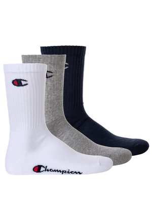UNISEX 3 PAAR - Socken - blau weiß grau